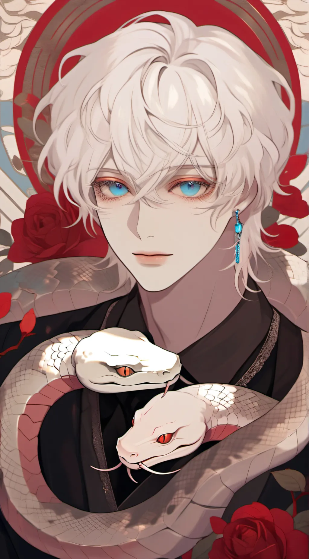 ai character: corrupted background