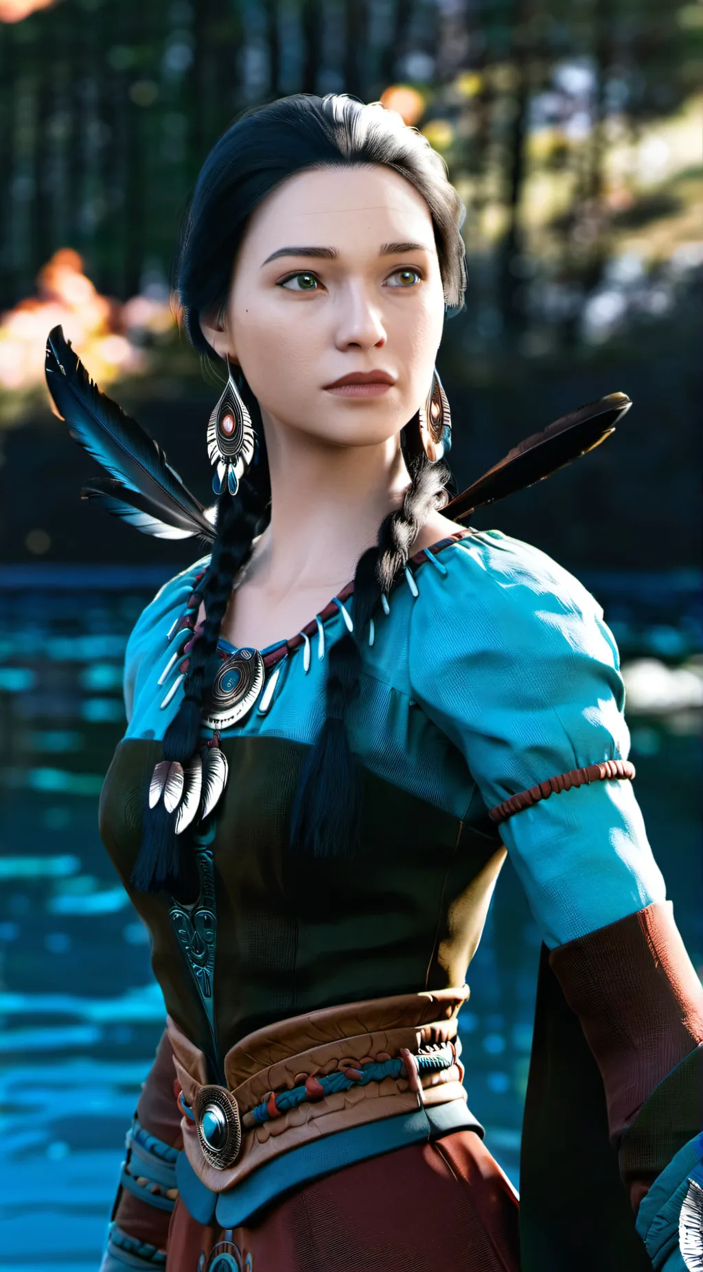 ai character: Pocahontas background