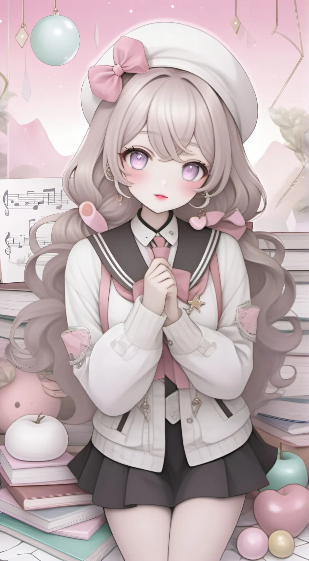ai character: Crystal background