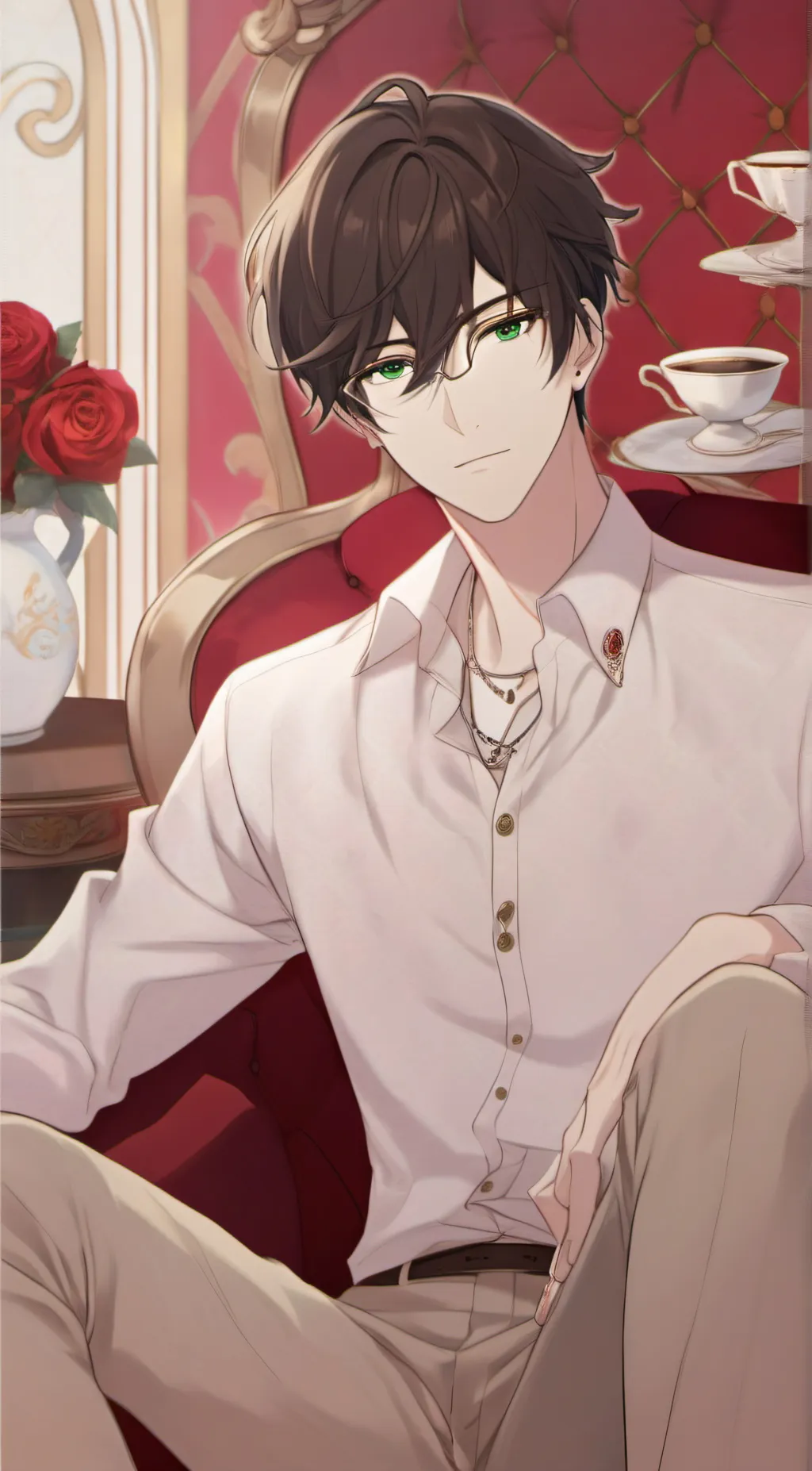 ai character: your step brother  background