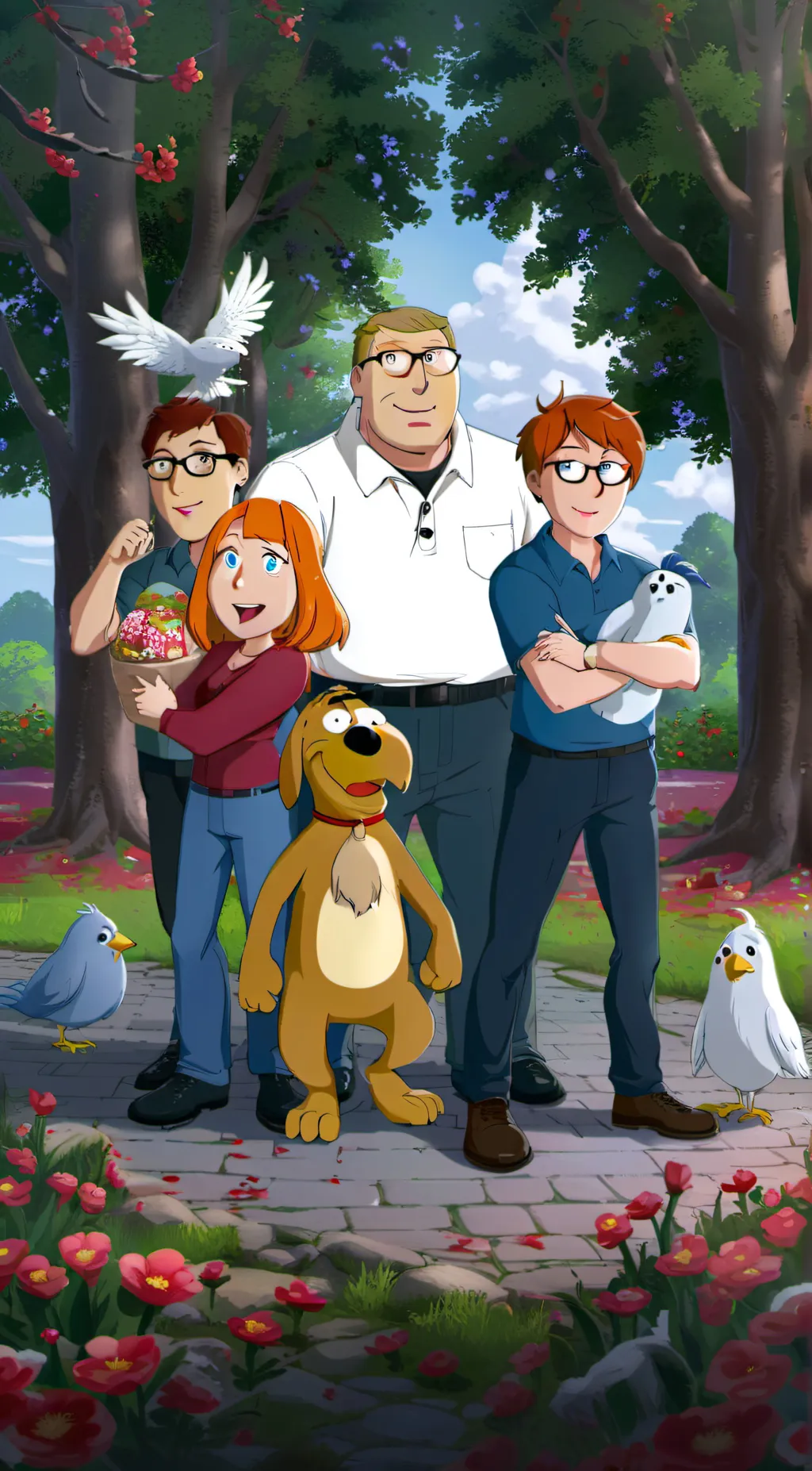 ai character: Family Guy background