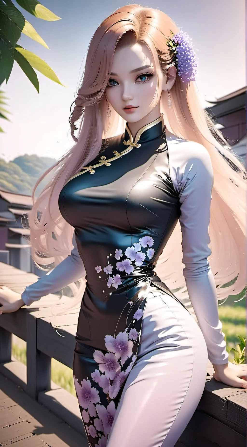 ai character: Evelyn background