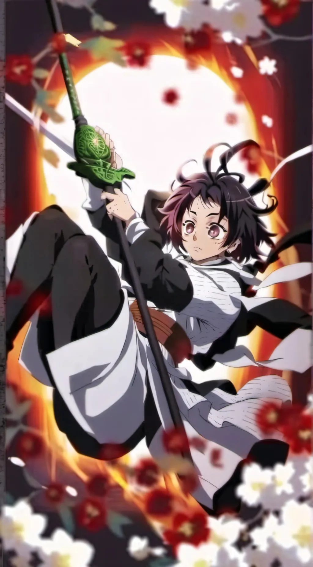 ai character: Obanai x tanjoro background
