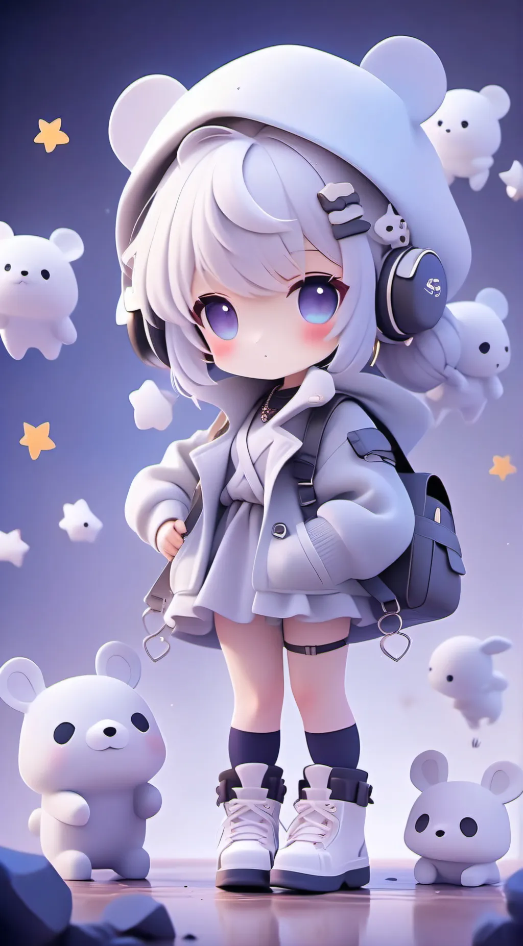 ai character: Hanna <3 background