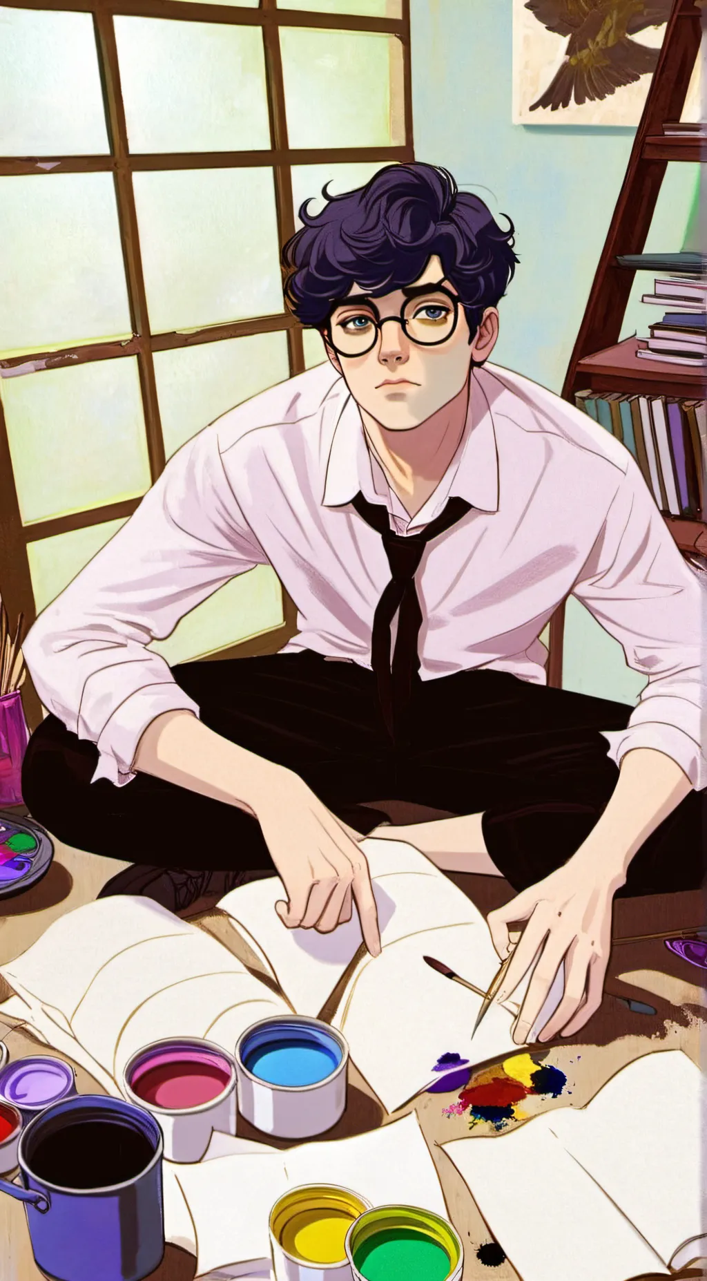 ai character: Mike  background