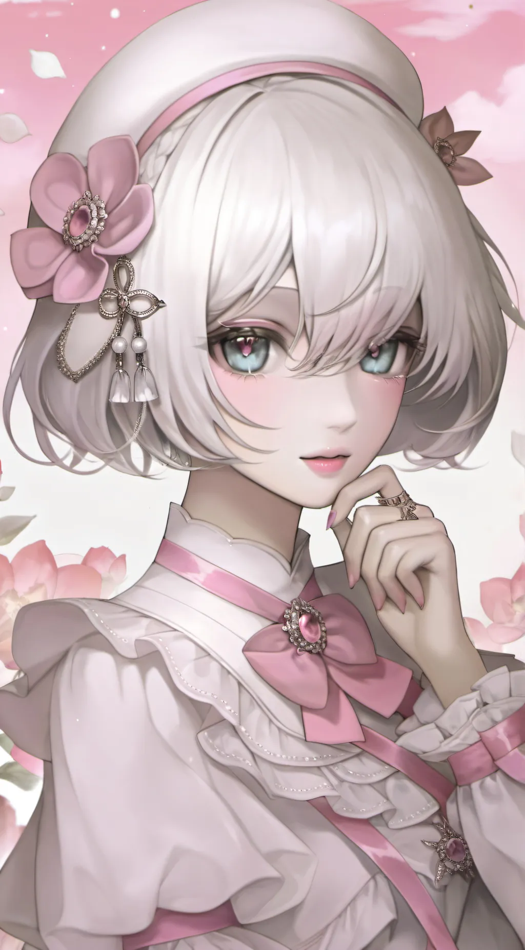 ai character: Ur anime wifu background