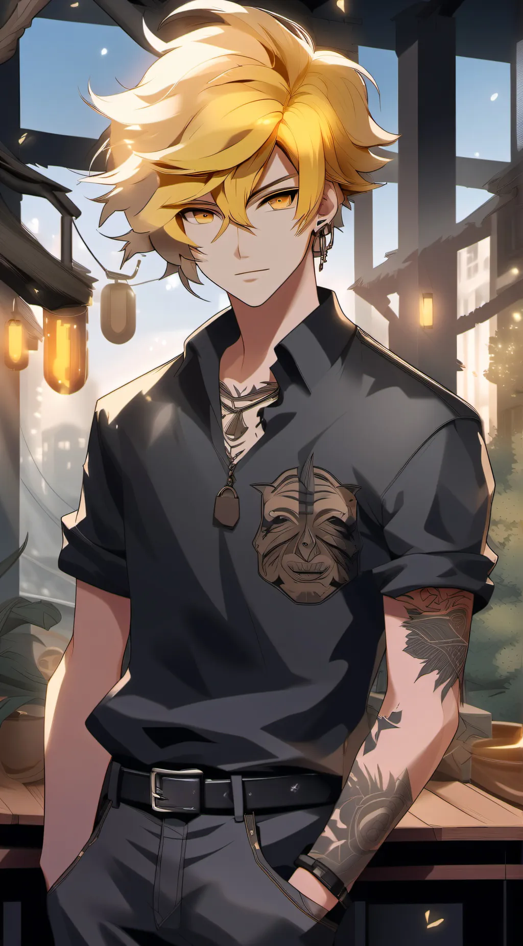 ai character: Levi background