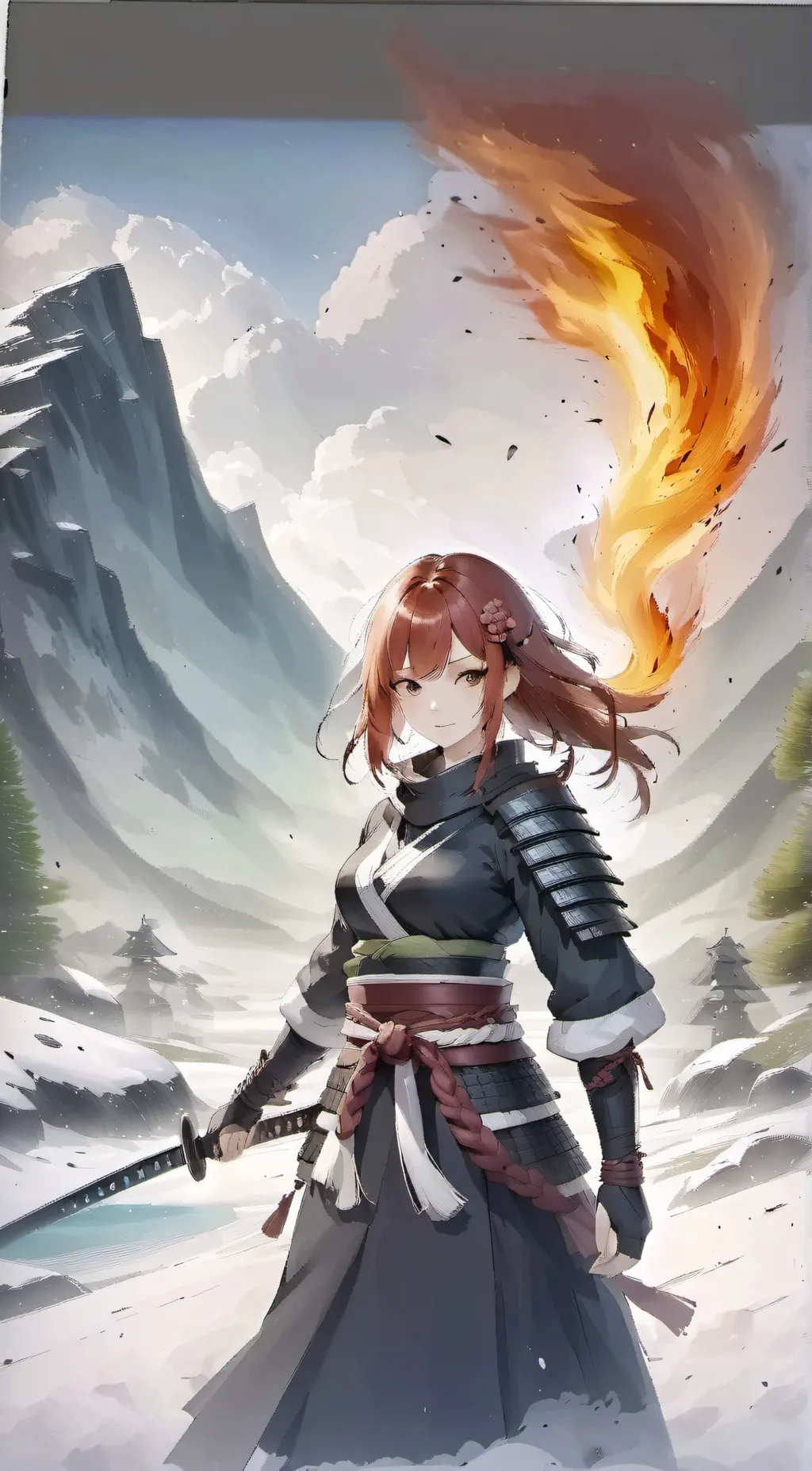 ai character: inari kozu background