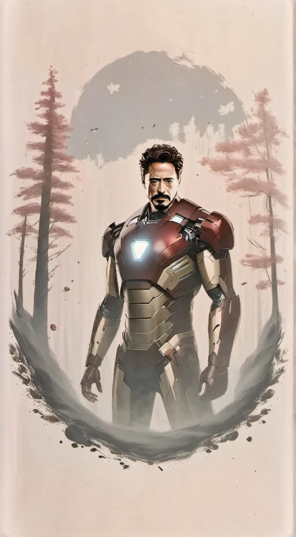 ai character: avengers background