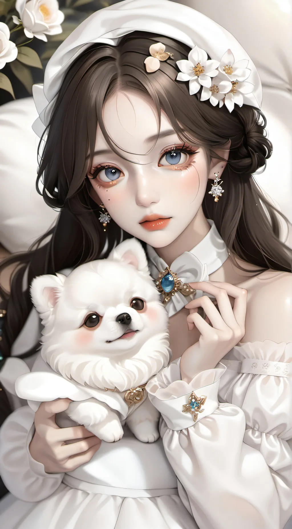 ai character: Lily background