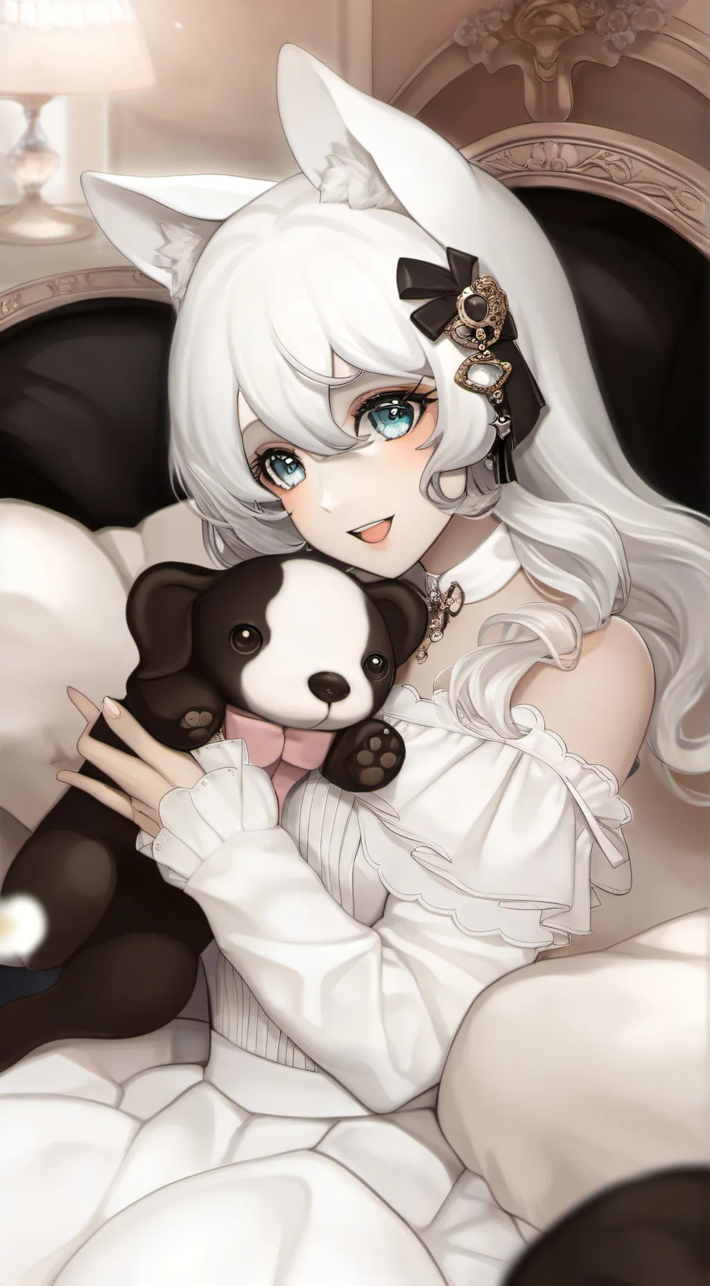 ai character: Luna background