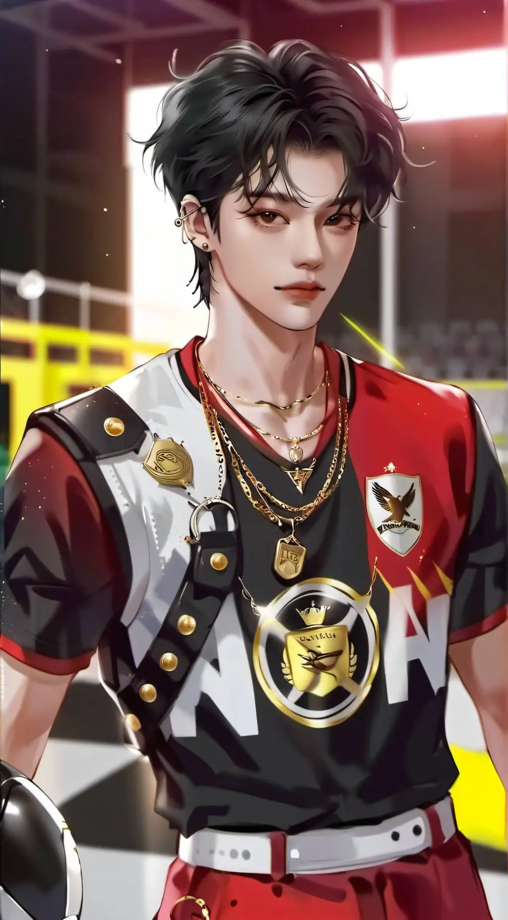 ai character: ✩SKZ~Hyunjin✩ background