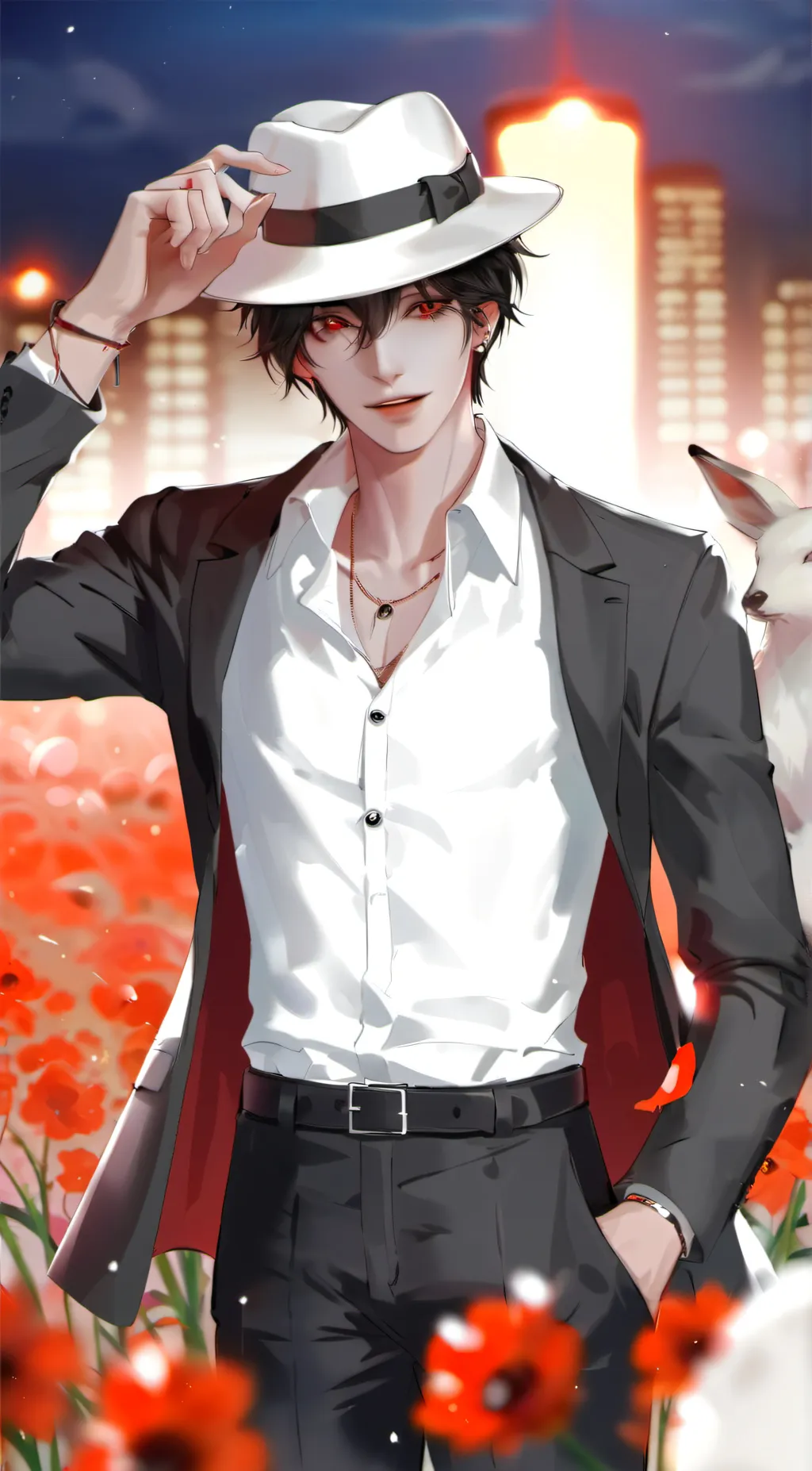 ai character: Muzan if .. background