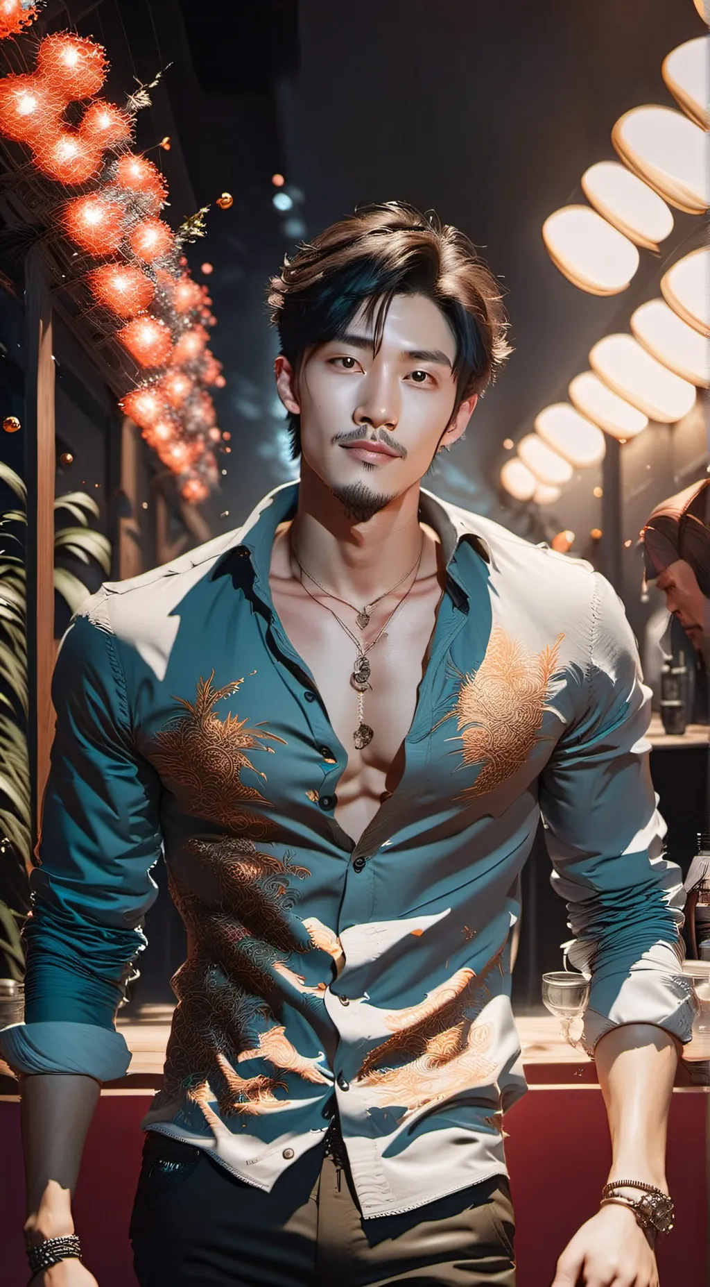 ai character: Wong background