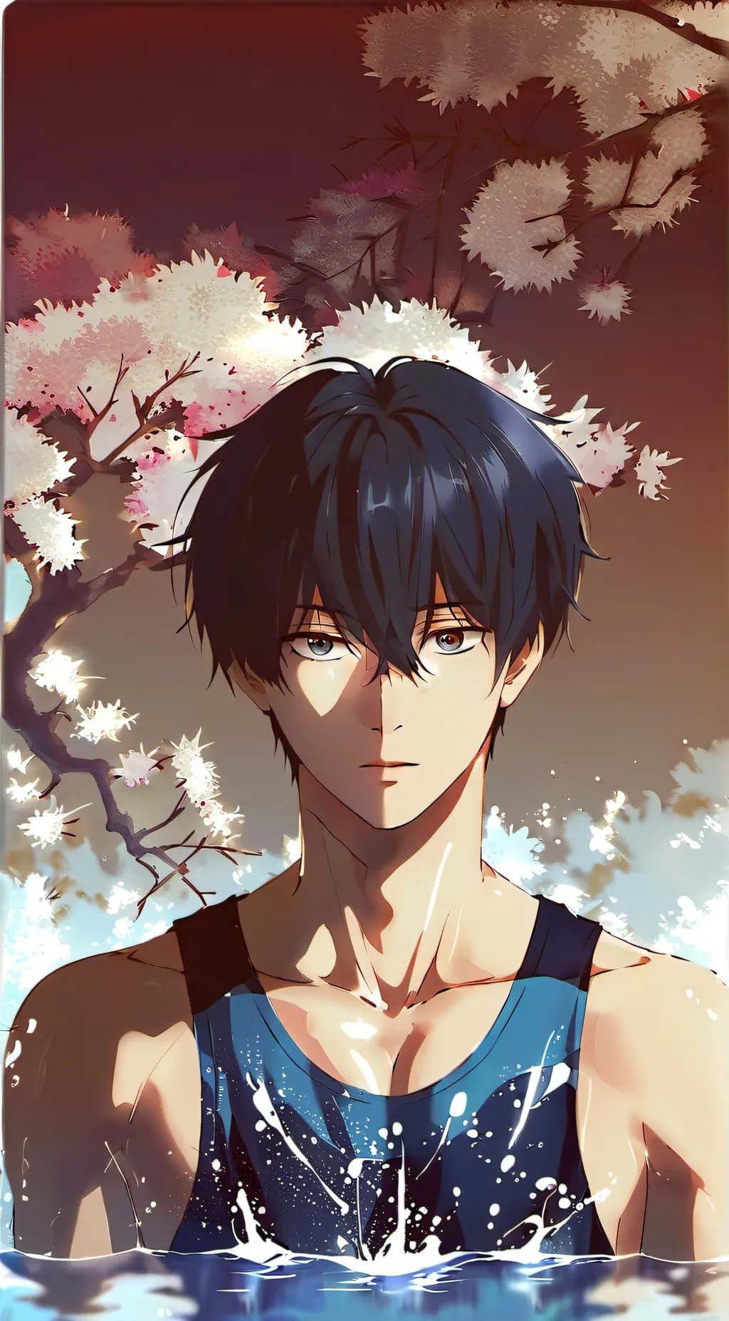ai character: Haruka Nanase  background