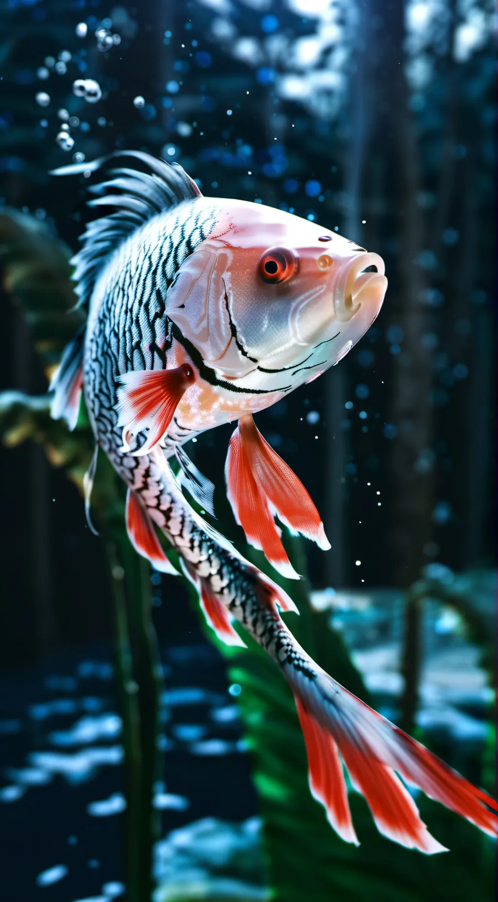 ai character: Bud the Fish background