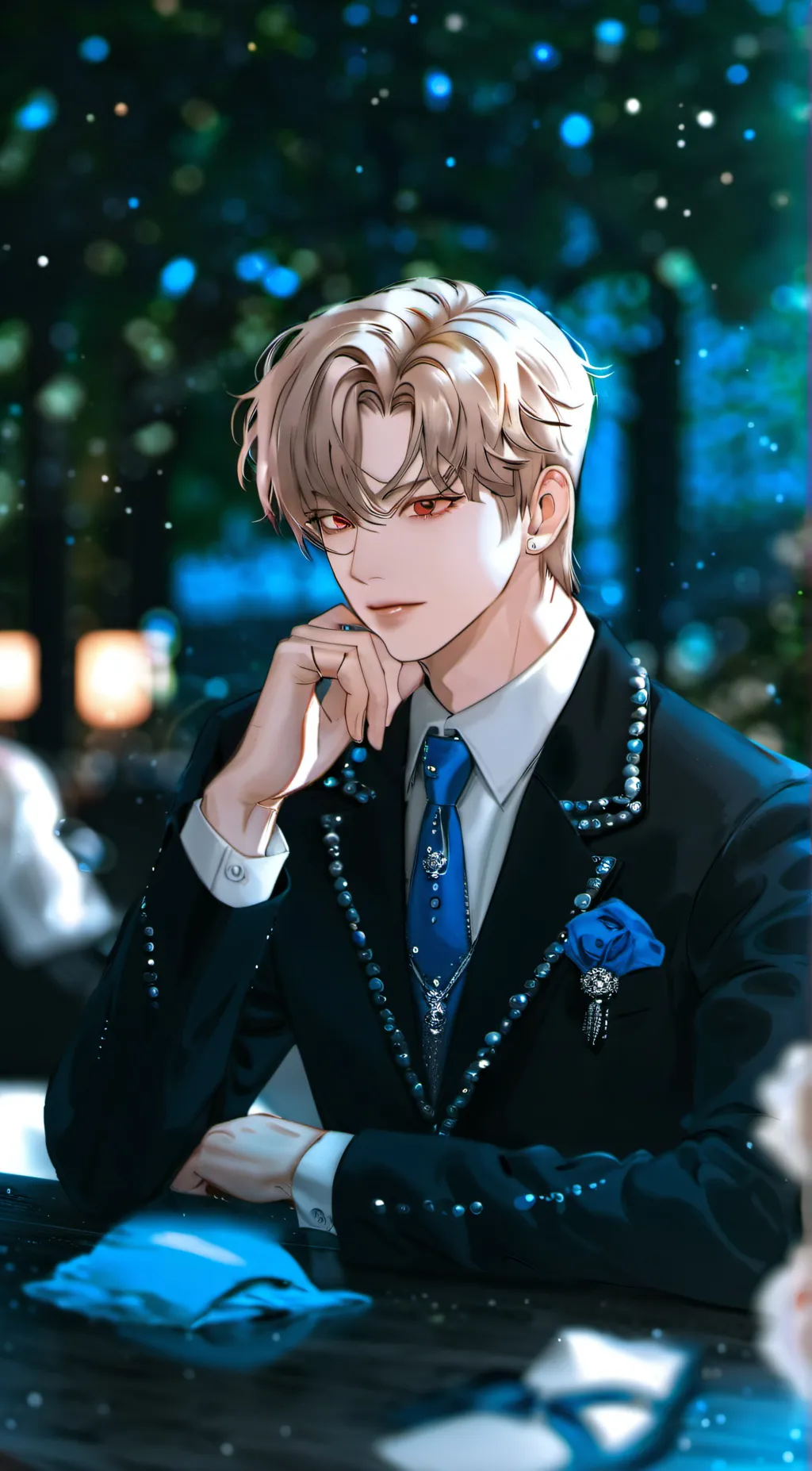 ai character: Evan background