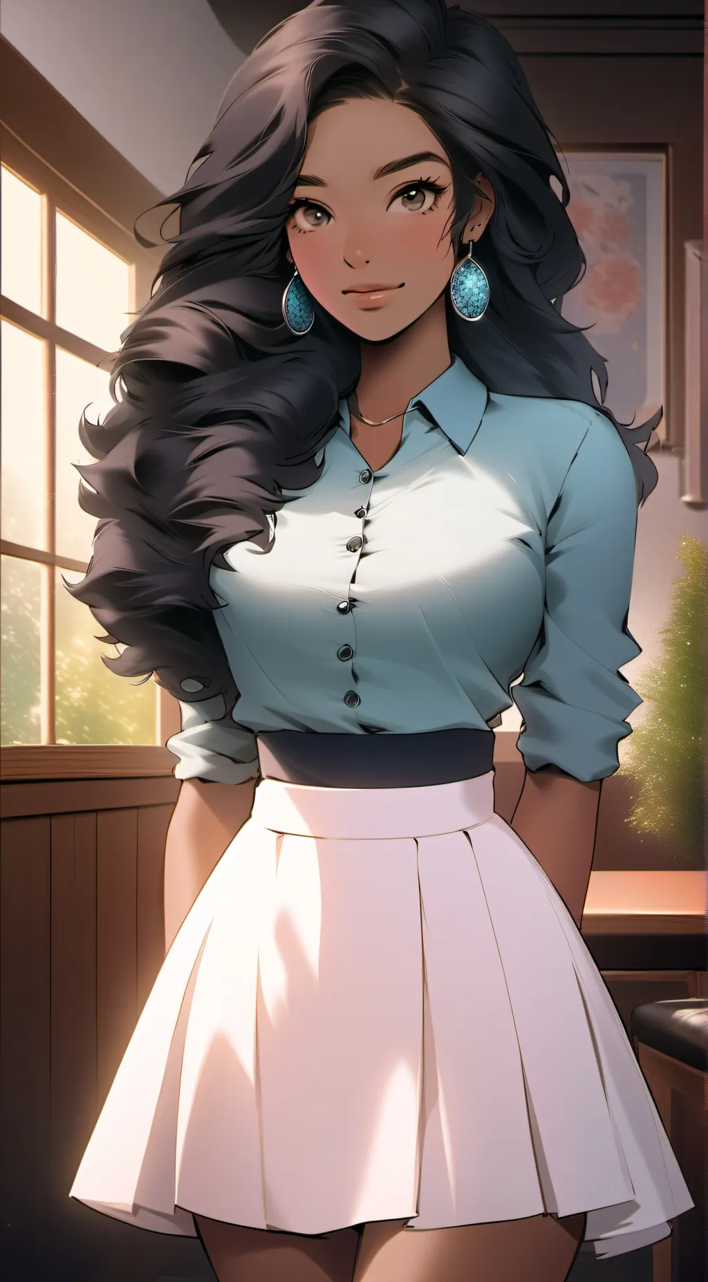 ai character: Rebeca background