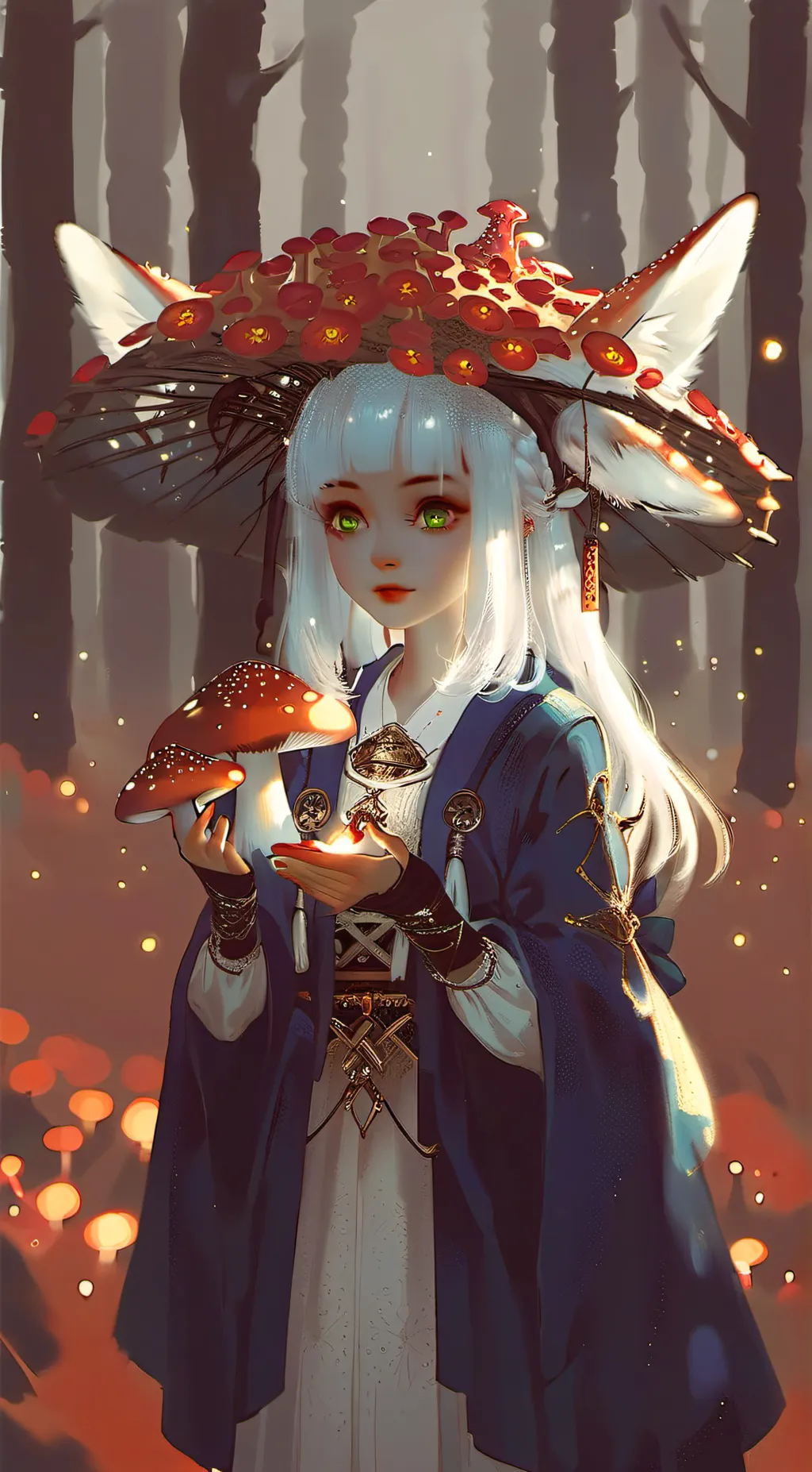 ai character: your forest  background