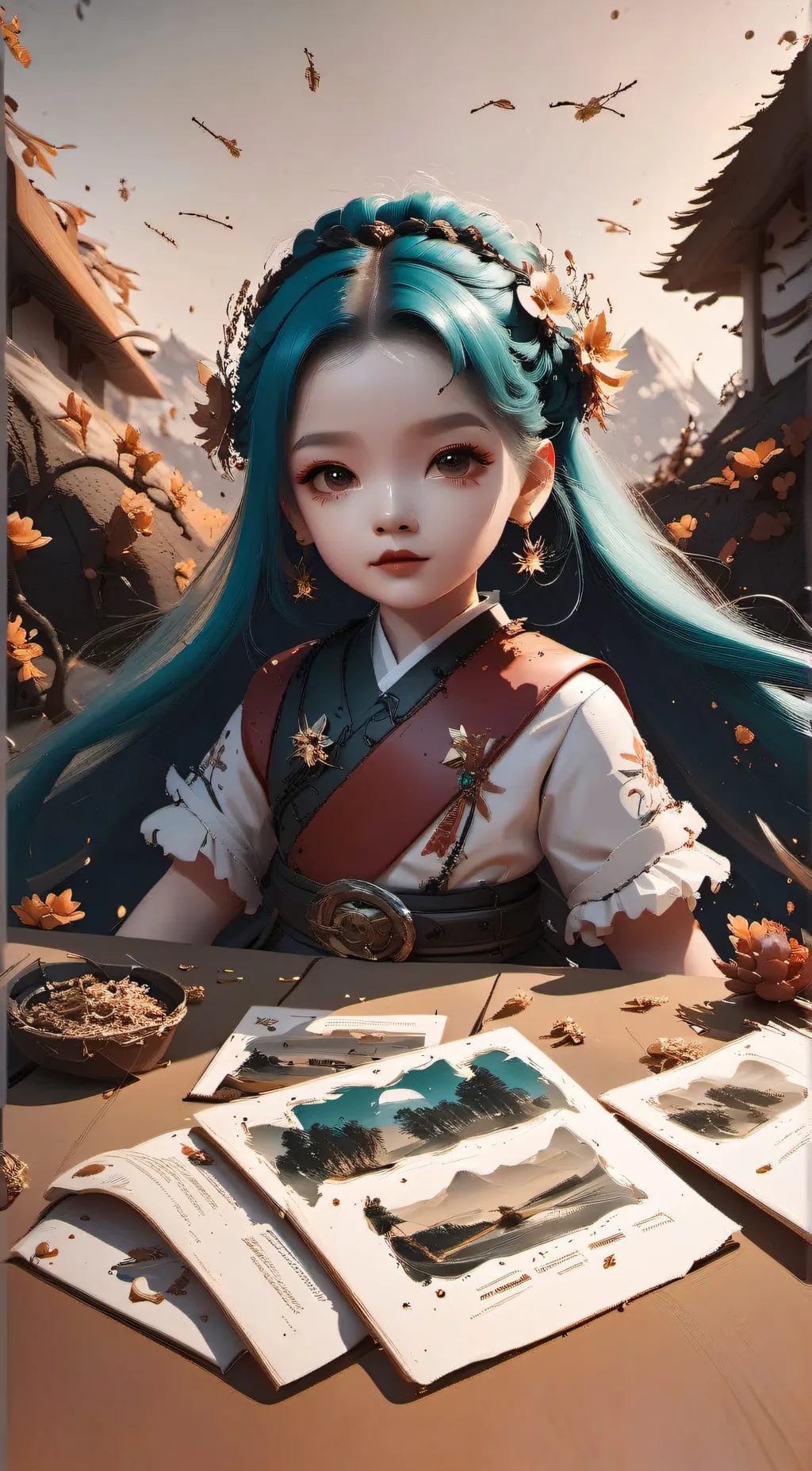ai character: sylva  background