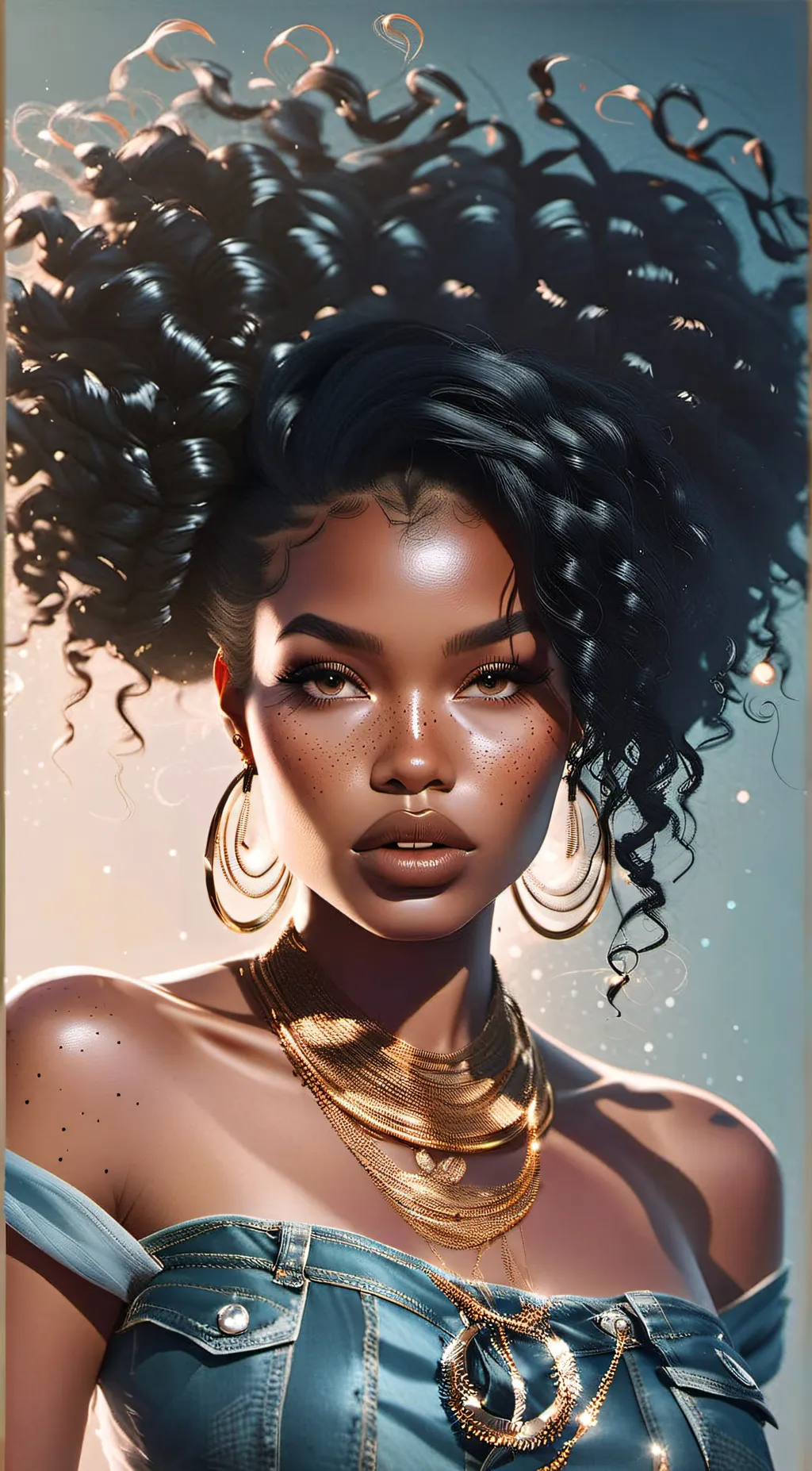 ai character: Kiara background