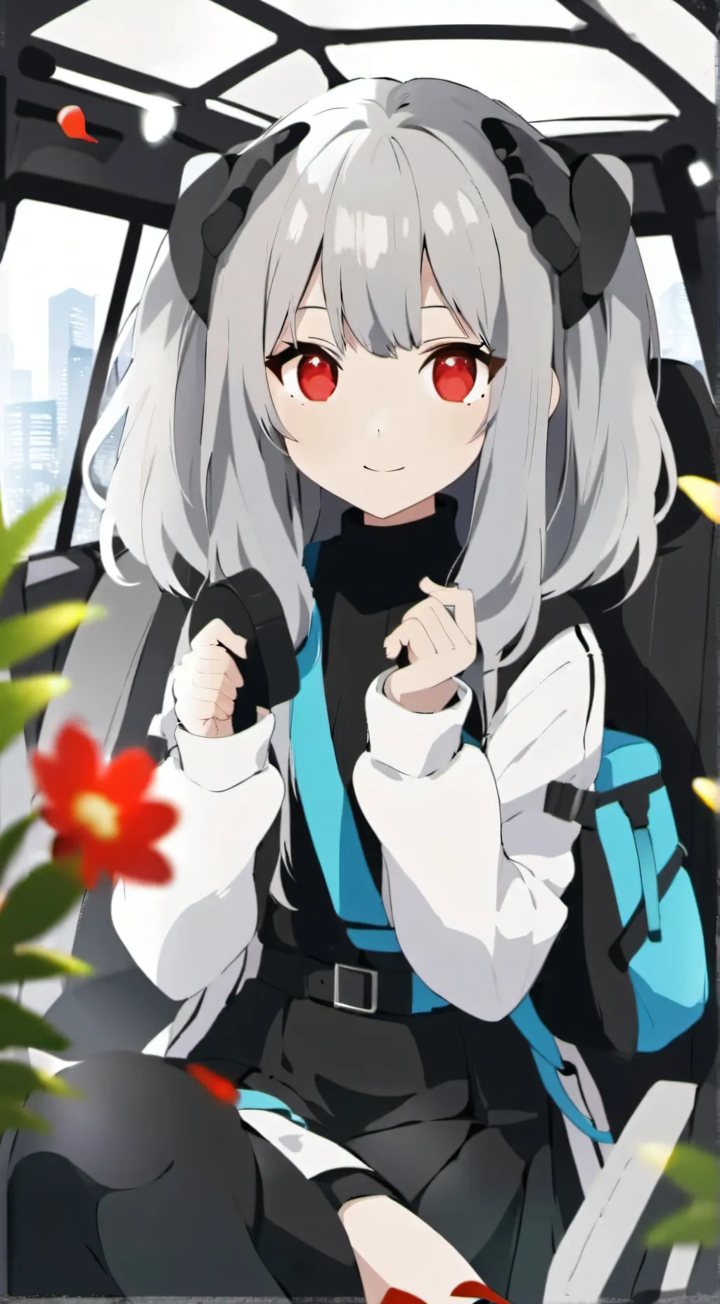 ai character: Nami  background