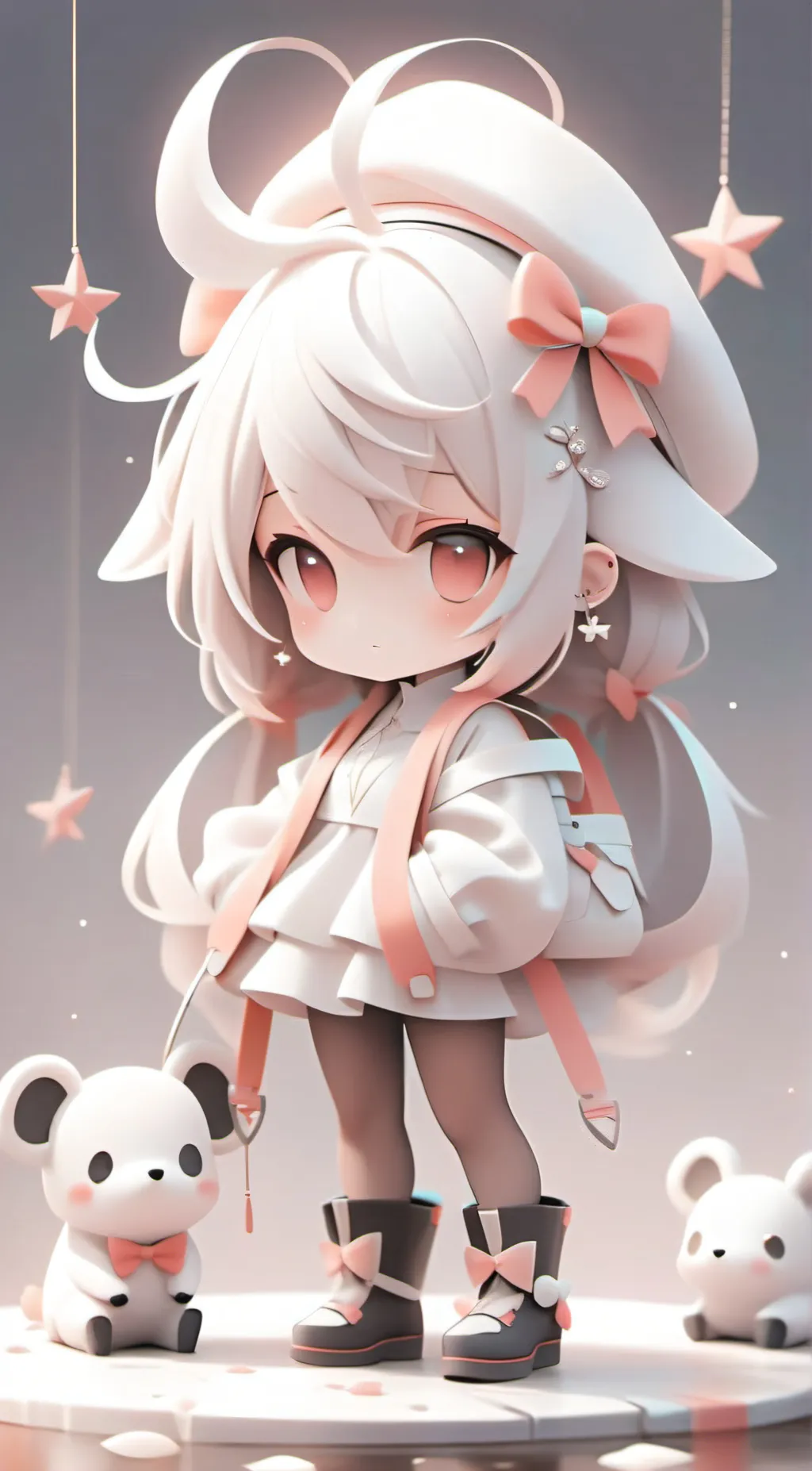ai character: bunny background