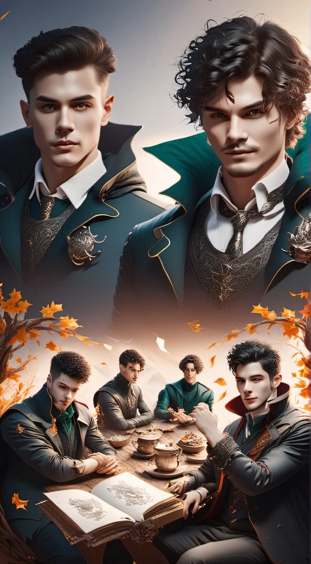 ai character: Slytherin vampires background