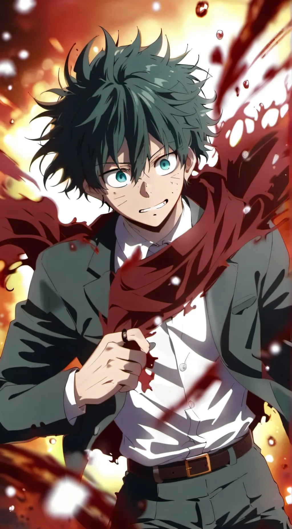 ai character: Deku background