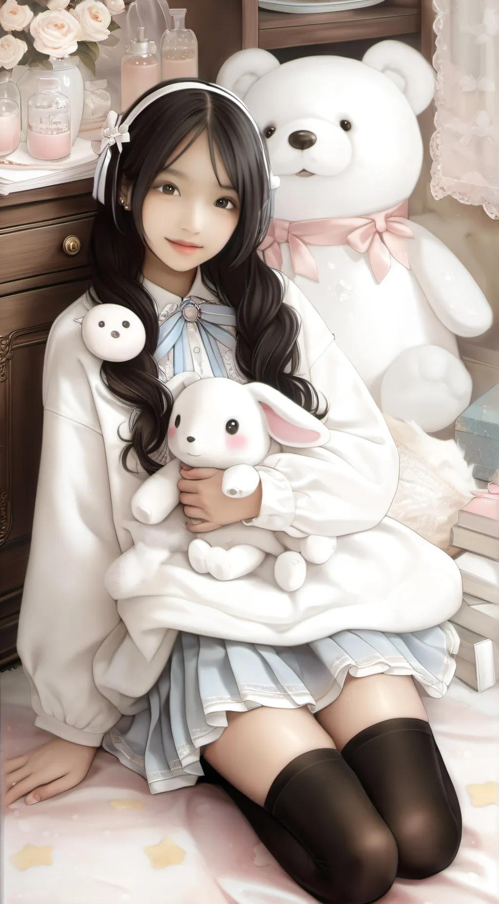 ai character: kiya background