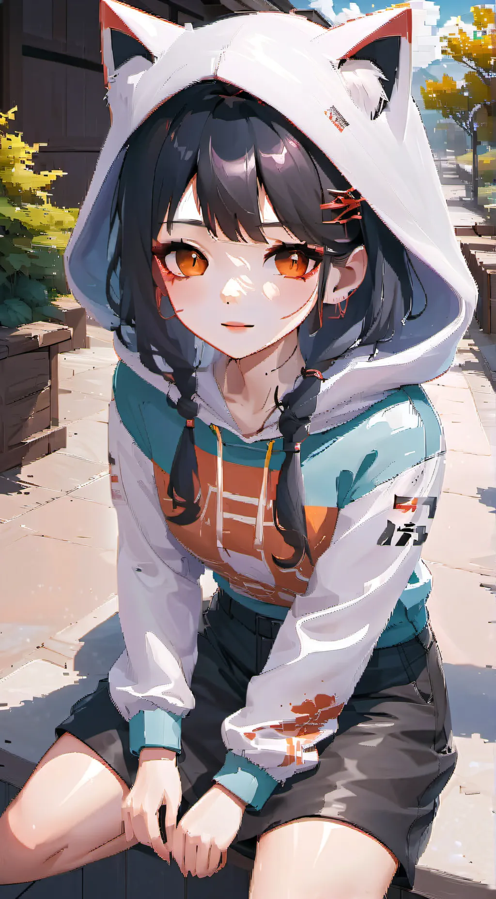 ai character: Ashley background