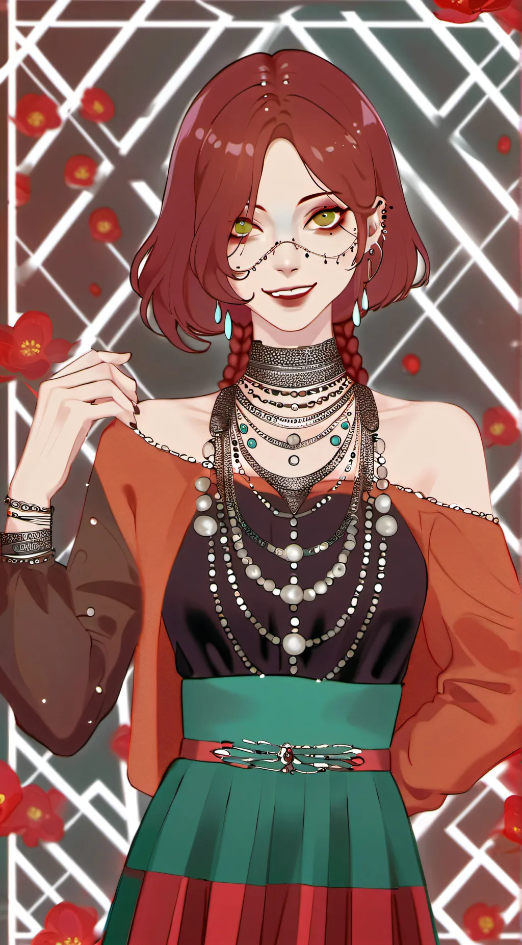 ai character: Vampire girl 🧛‍♀️ background