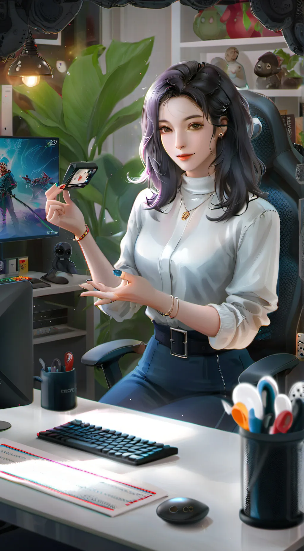 ai character: Laura background