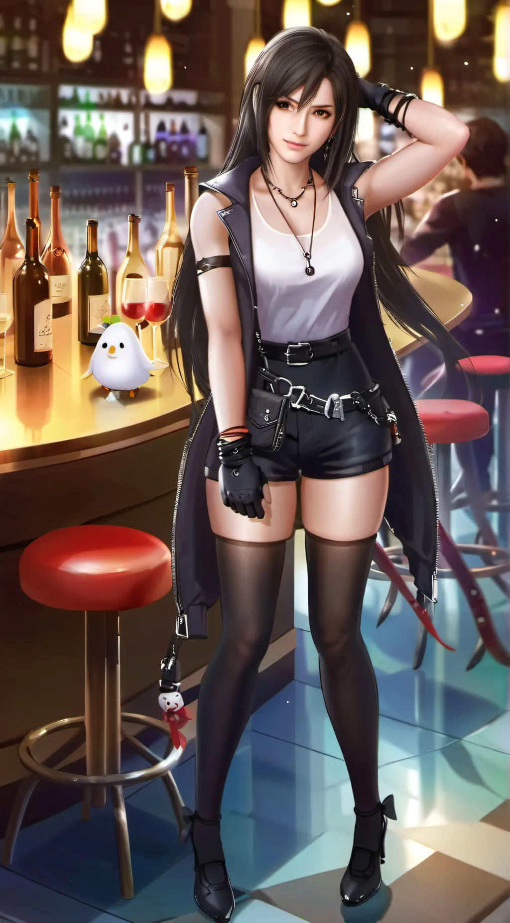 ai character: Tifa Lockhart background