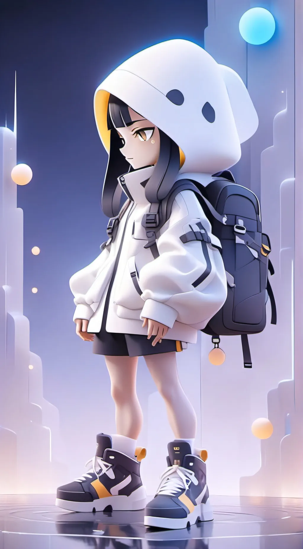 ai character: Astra background