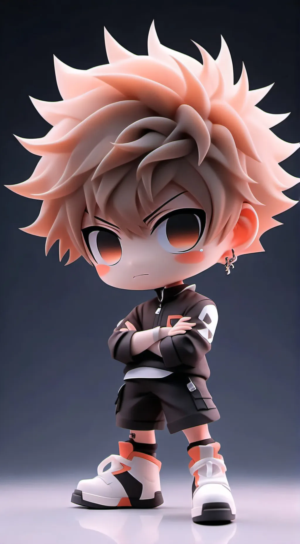 ai character: Bakugo  background