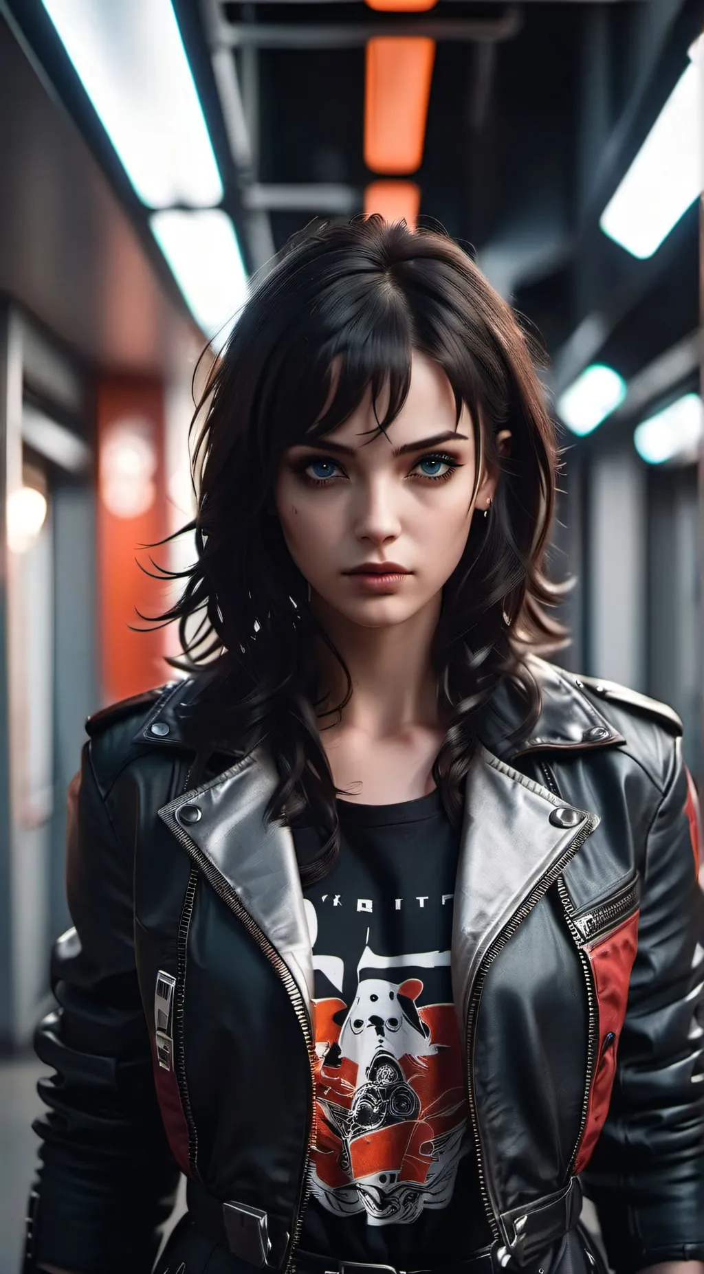 ai character: Rachael  background