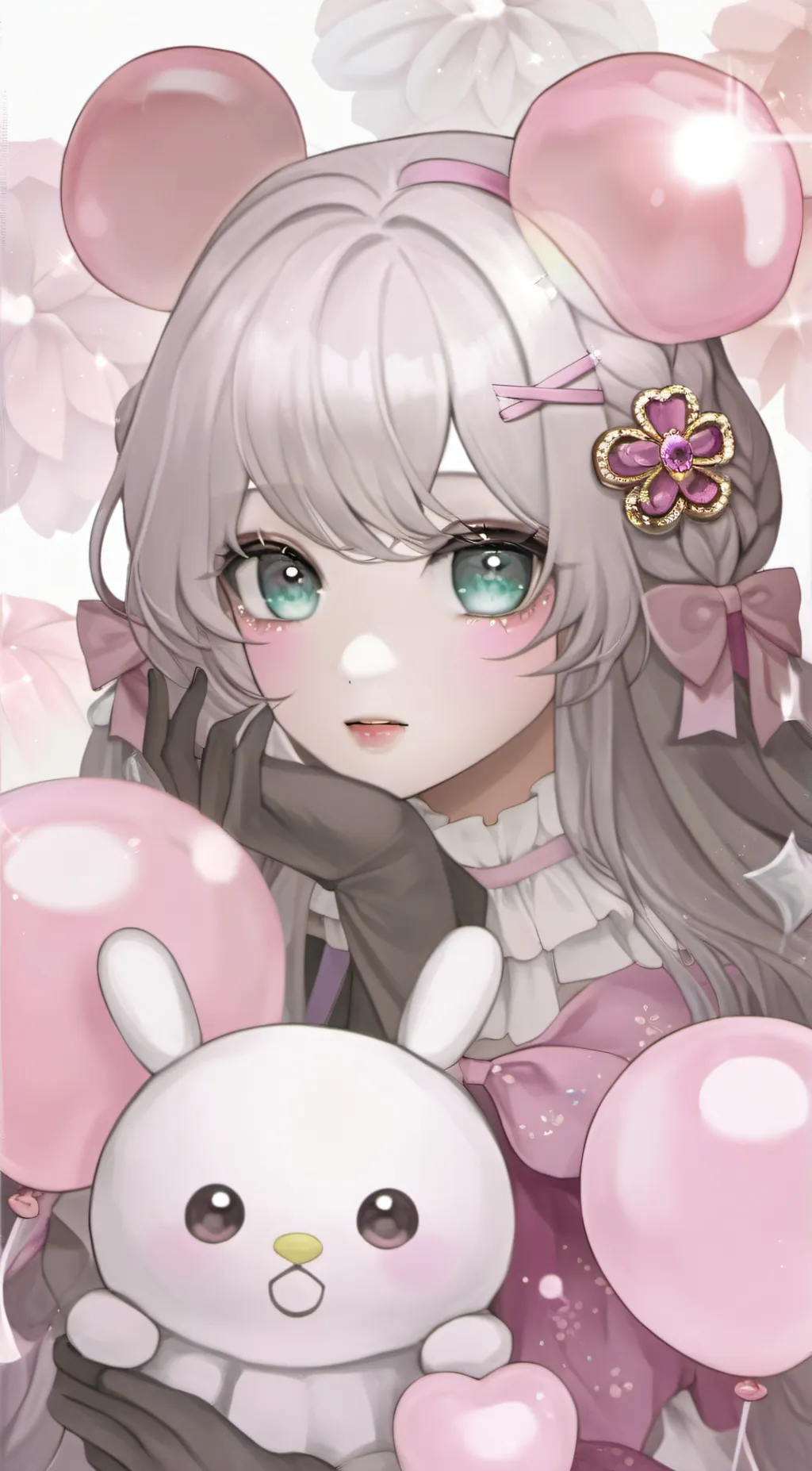 ai character: bubblegum  background