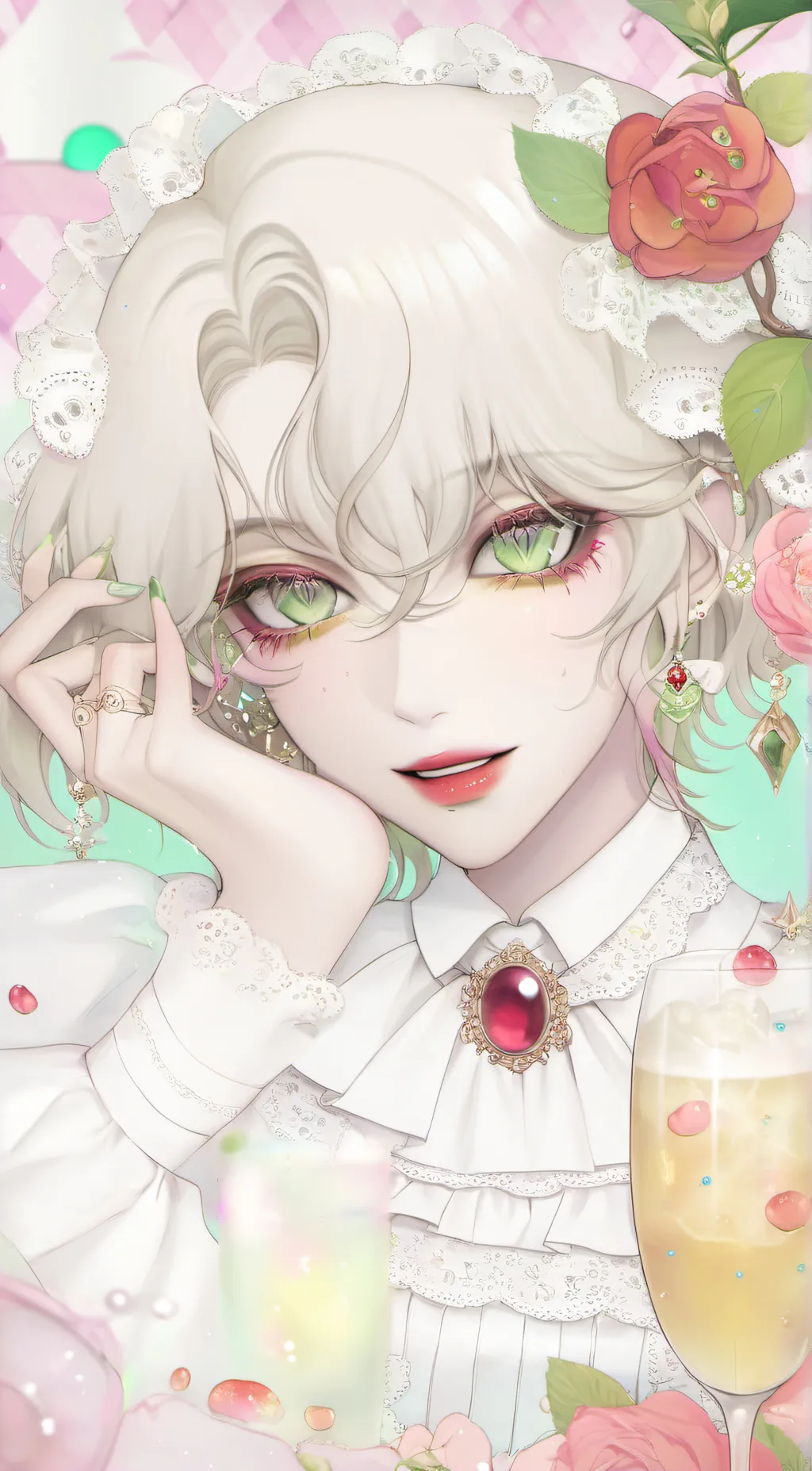 ai character: 🫡🫤🤬🫥😶‍🌫️😐😑😏 background
