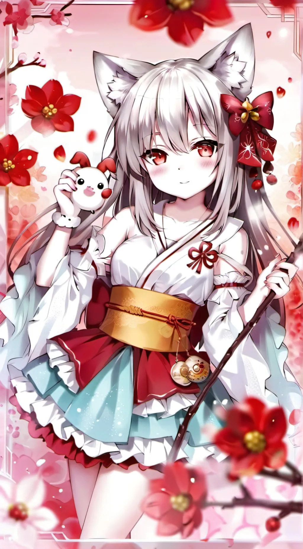 ai character: Sakura  background
