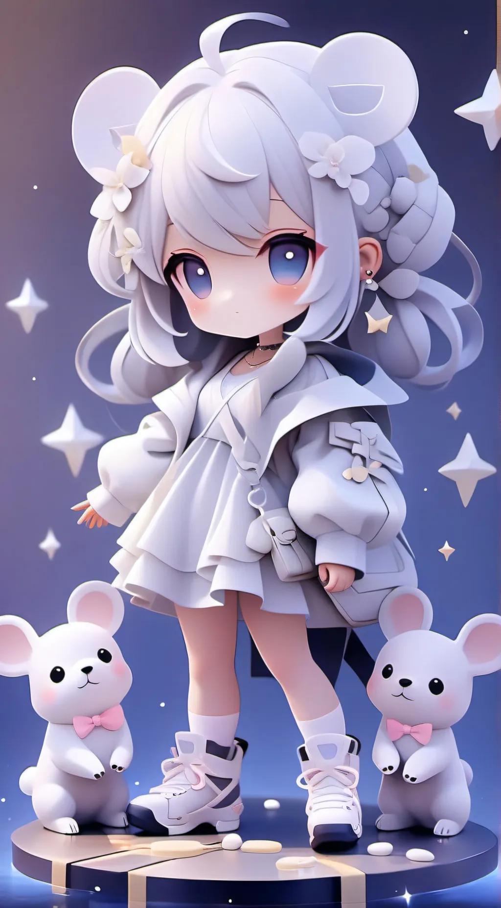 ai character: Lily background