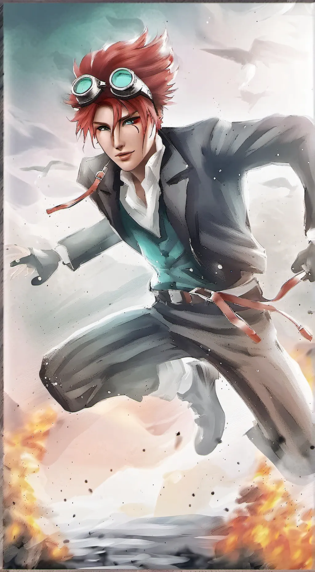 ai character: Reno Sinclair  background