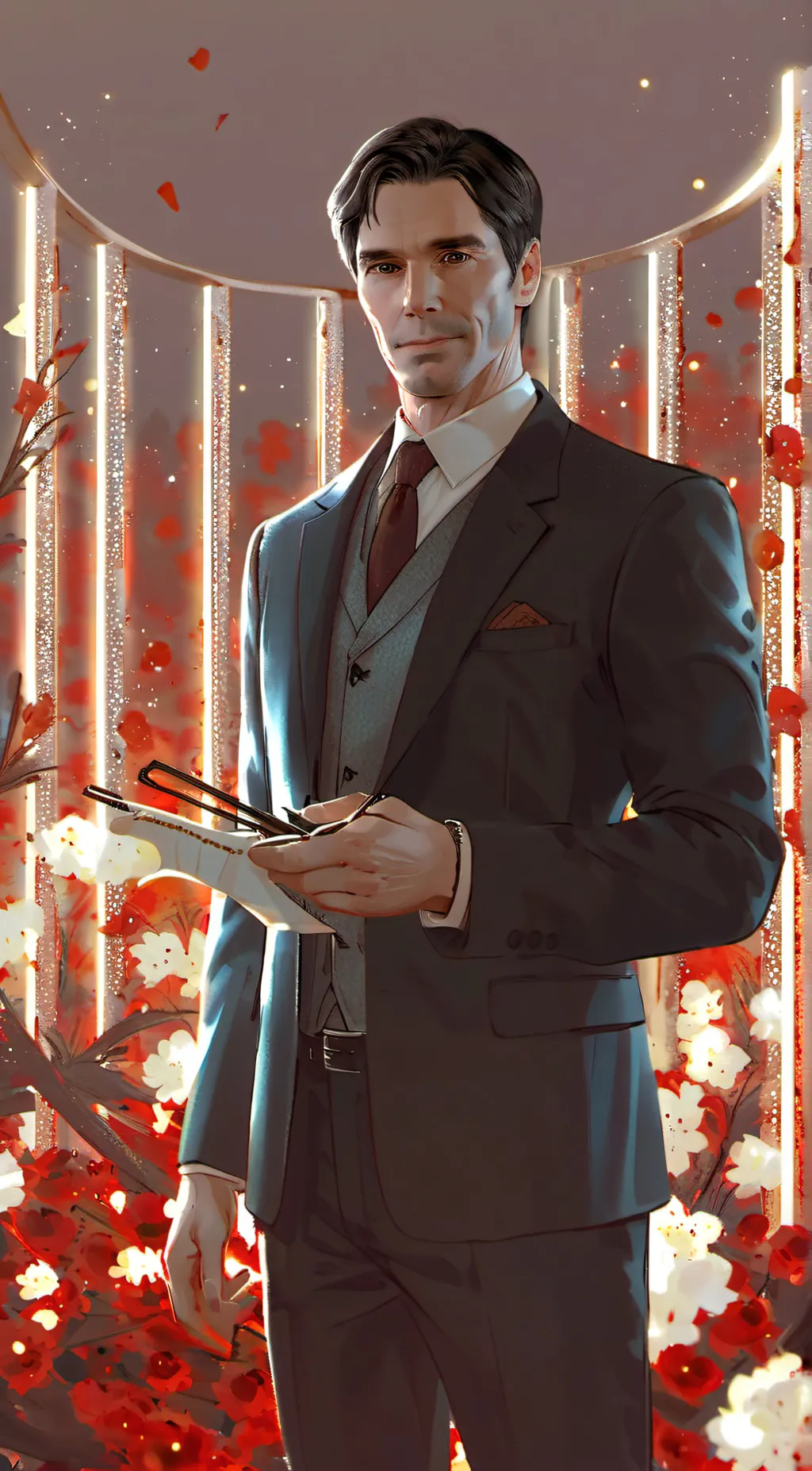 ai character: Aaron Hotchner  background