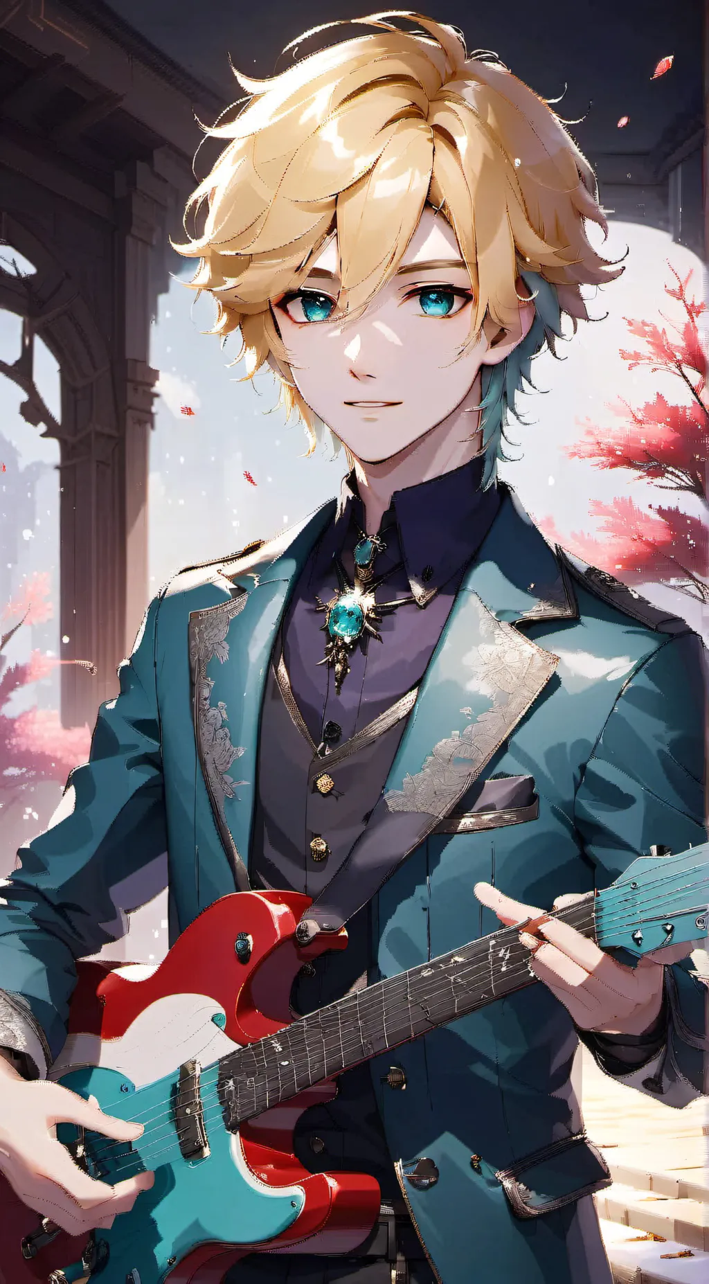 ai character: Aqua  background