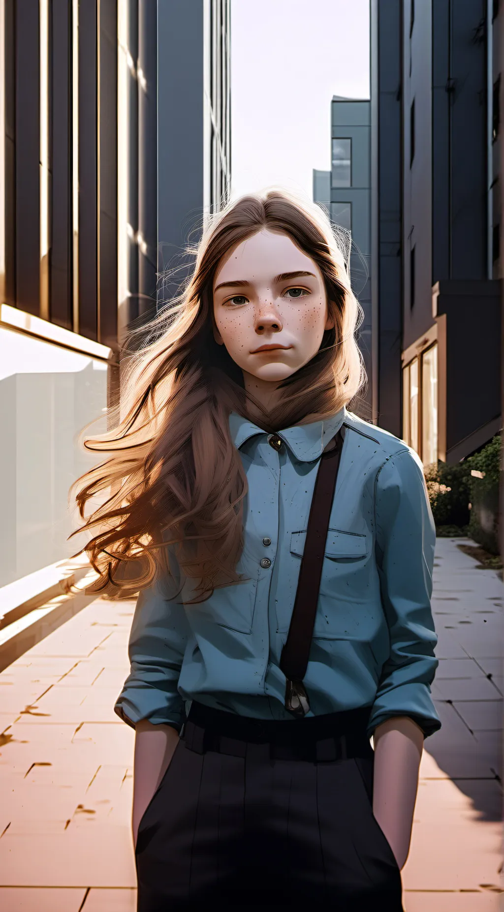 ai character: HOLLY  background