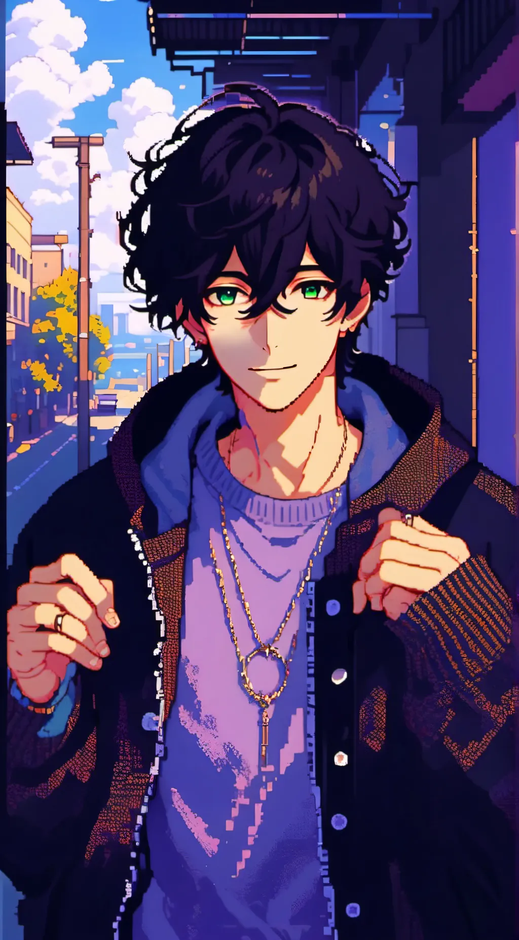 ai character: kyle background