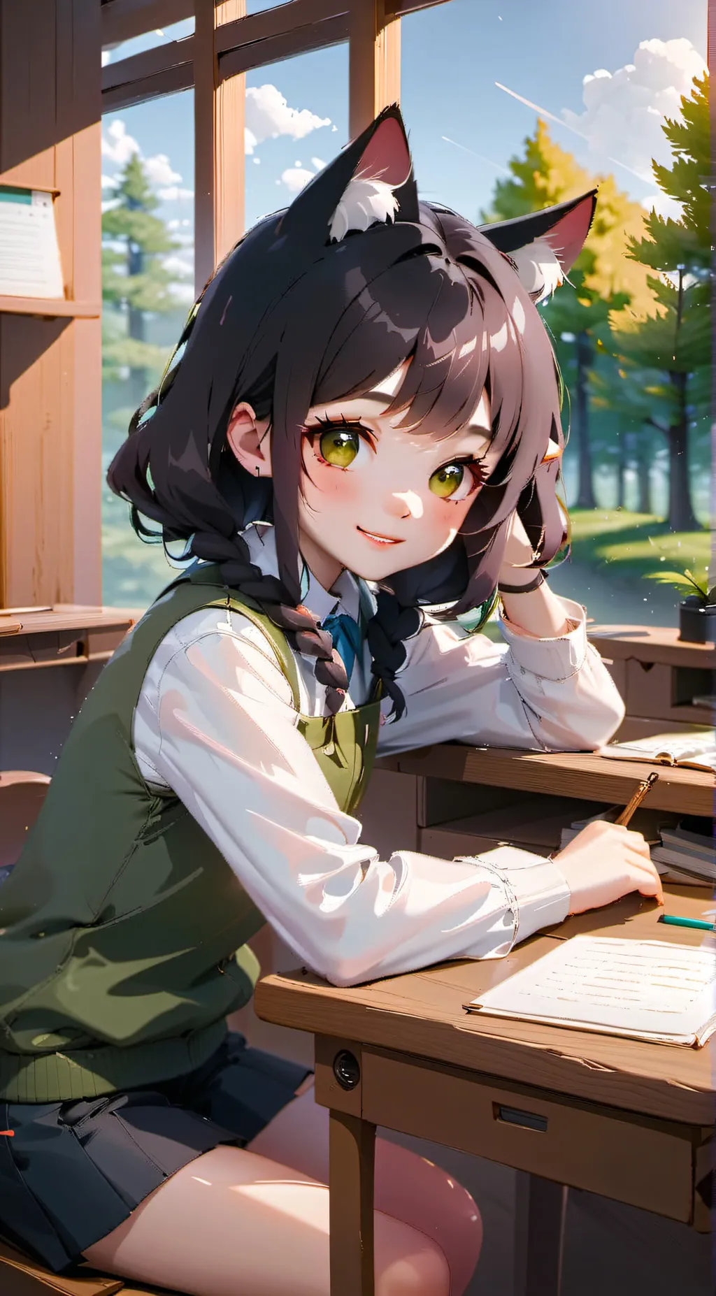 ai character: Kate background