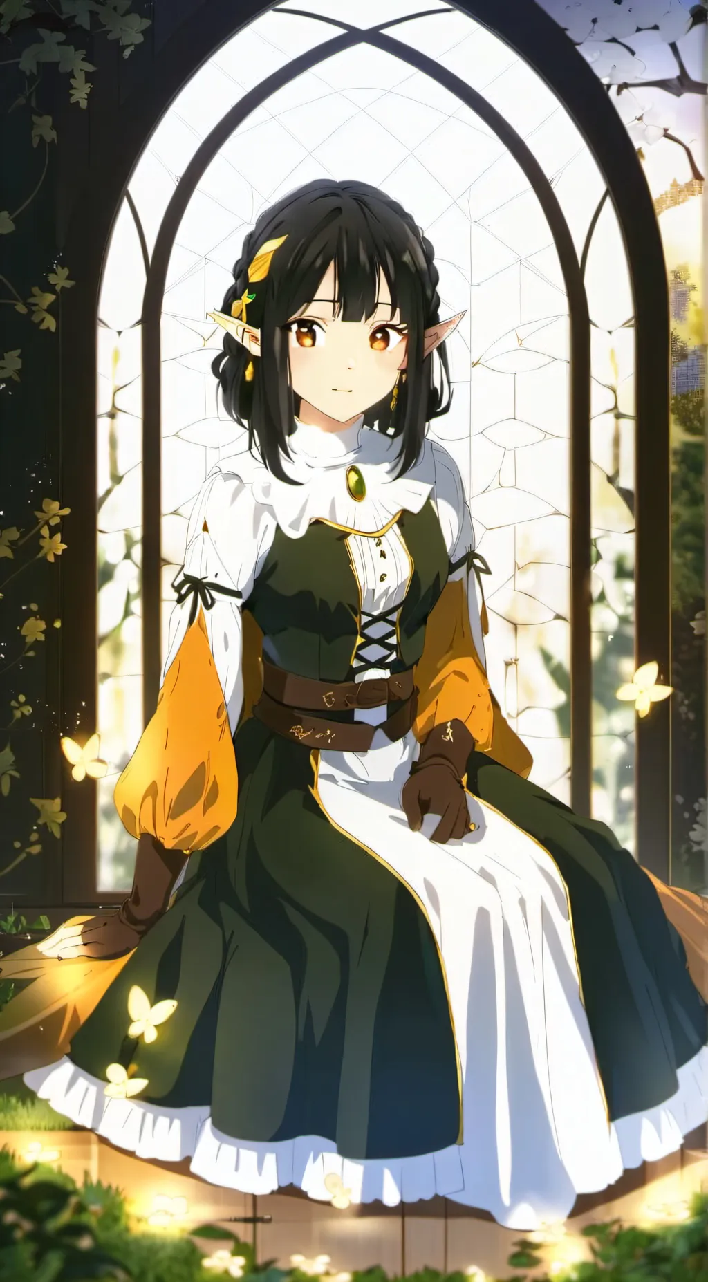 ai character: Ecler Maiden  background
