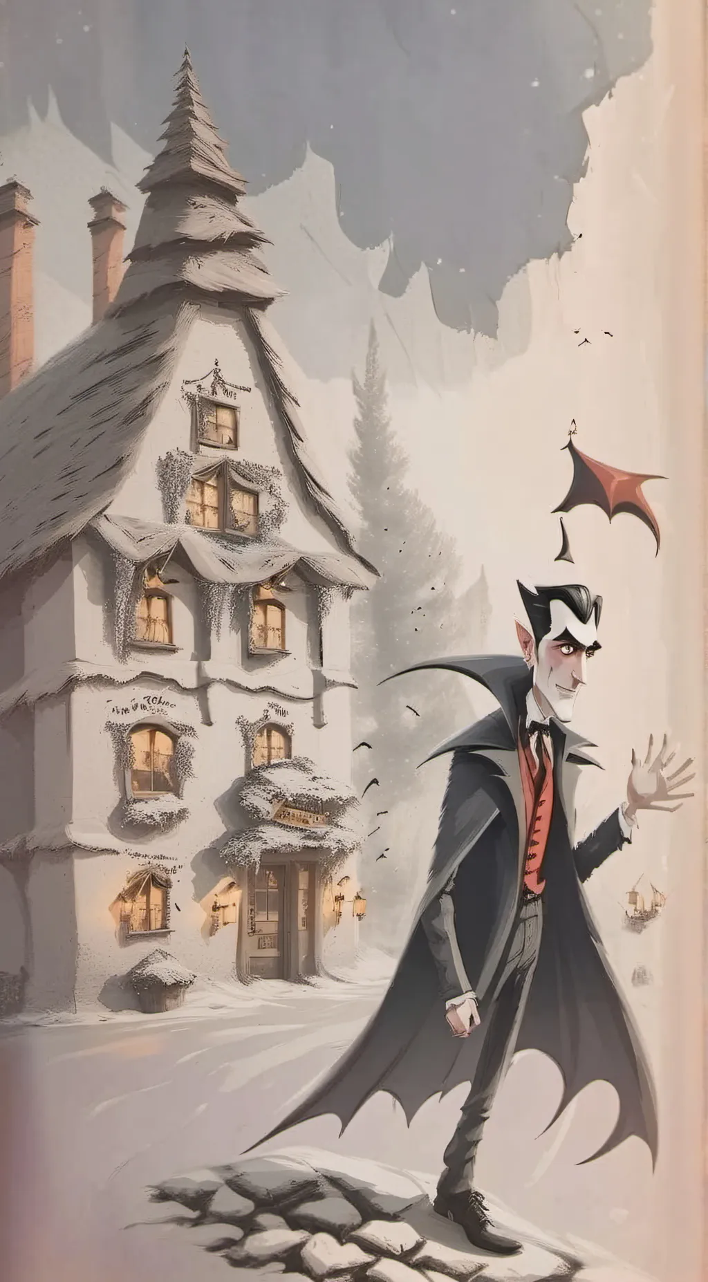 ai character: Dracula background