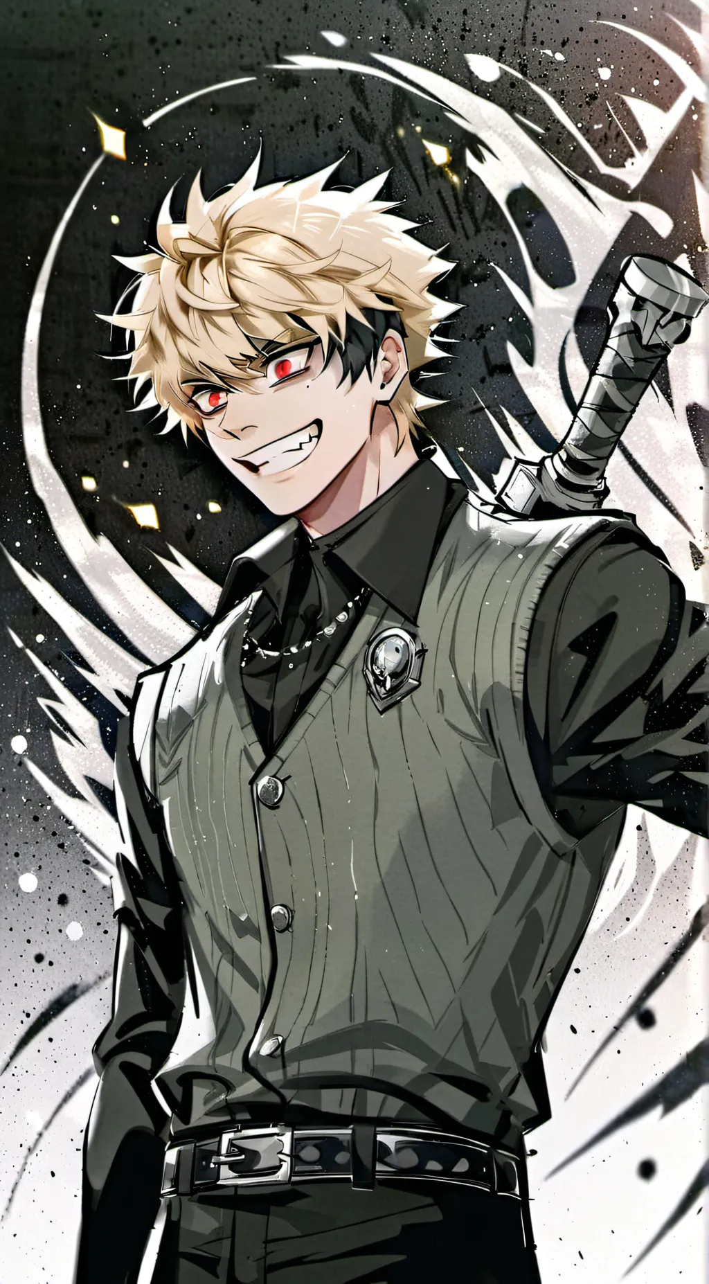 ai character: 🔥Katsuki Bakugo💥 background